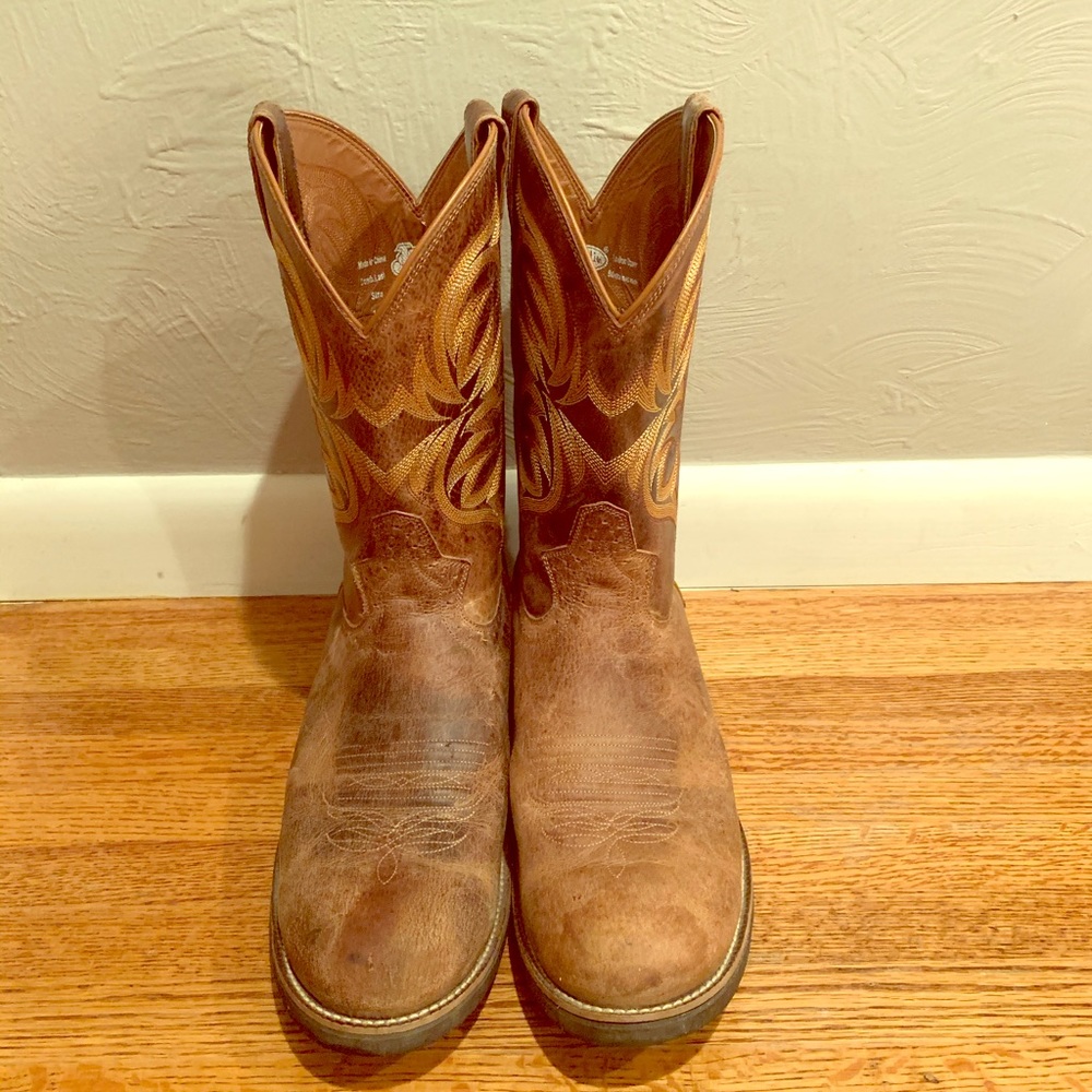 Men’s Justin Cowboy Boots - Size 12